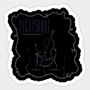 Deadly Nightshade Sticker